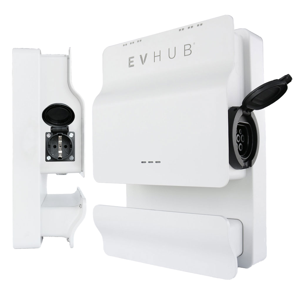 EVHUB laadpaal 11kW type 2 socket - wit (LP-56GSMIP99X)