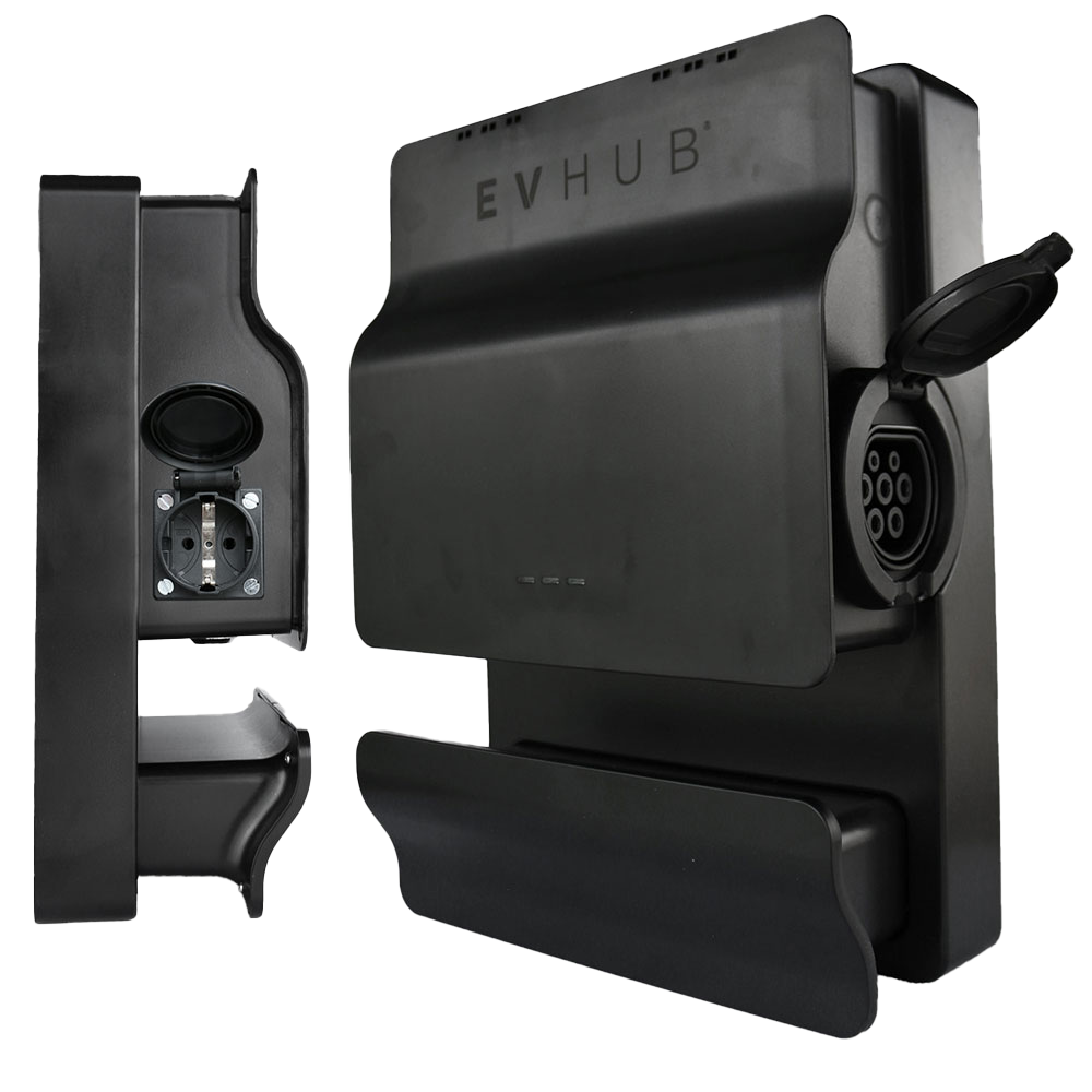 EVHUB laadpaal 11kW type 2 socket - zwart (LP-IWZ8KF8JDZ)