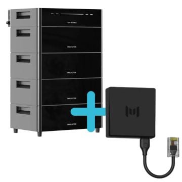 Marstek Venus D omvormer + 4x batterij 9,44 kWh set met P1 meter