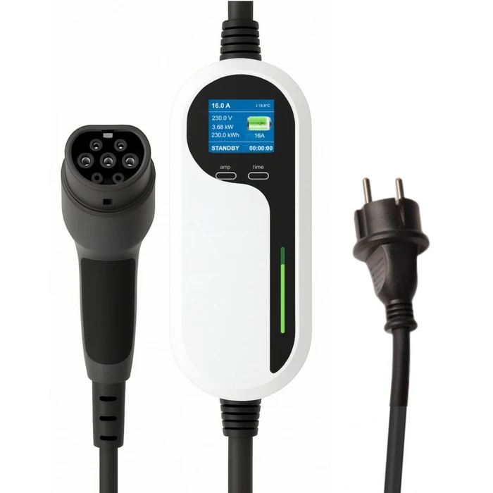 Loady mobiele laadpaal 3,7kW schuko 16A naar type 2 kabel 10 meter (CX-PC-001-10M)