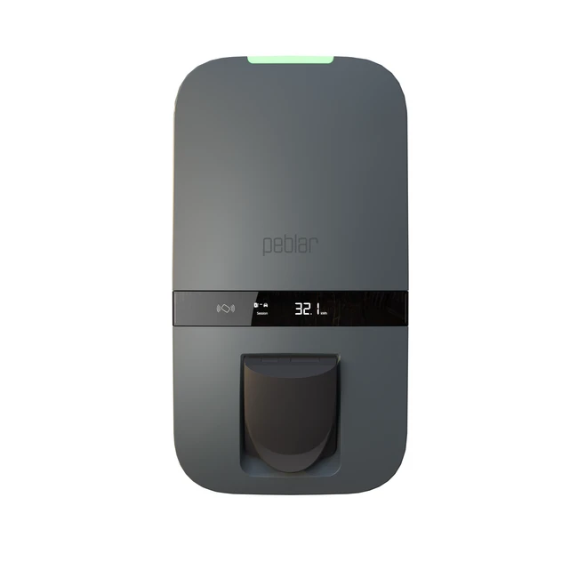 Peblar Business laadpaal 22kW MID Type 2 socket - grijs