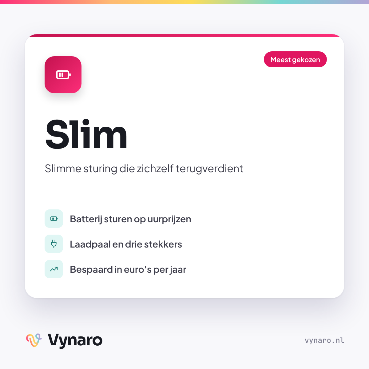 Vynaro Slim — per jaar