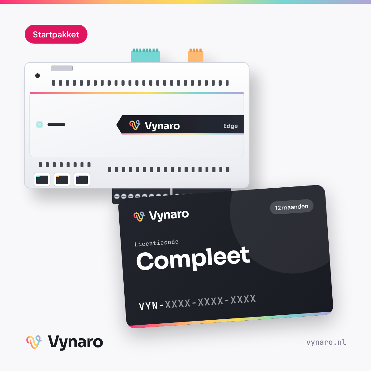 Startpakket: Vynaro Edge + Compleet 12 maanden
